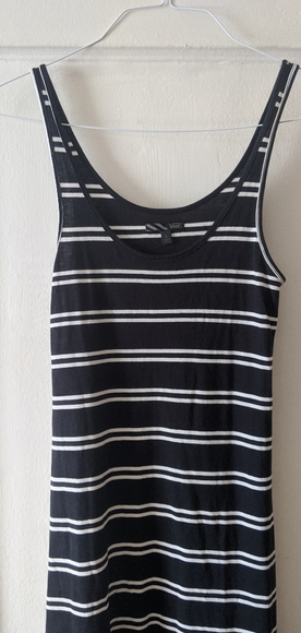 Vans - black and white striped maxi size S - Picture 3 of 4